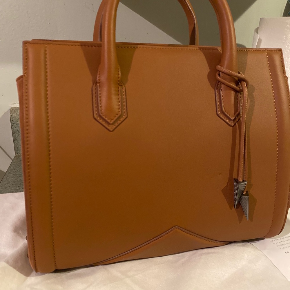 Alexandra Clancy Cognac Sullivan Tote Bag